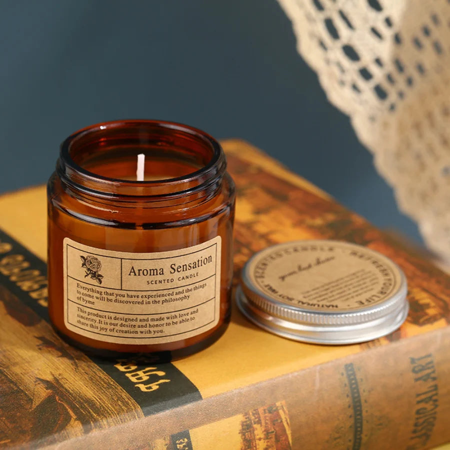 Amber Aromatherapy Candle