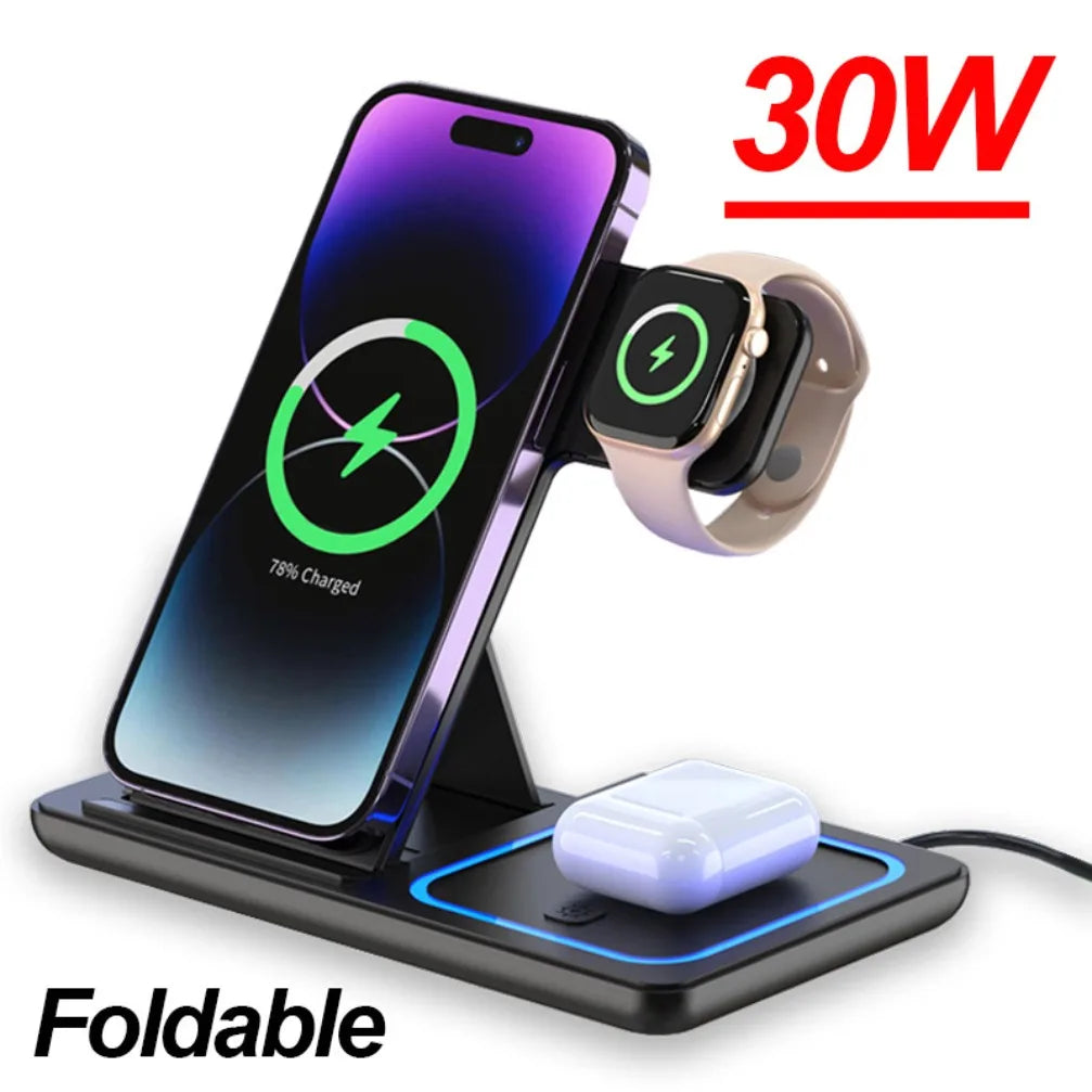 3-in-1 Wireless Charging Station